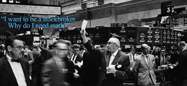 grades to be a stockbroker